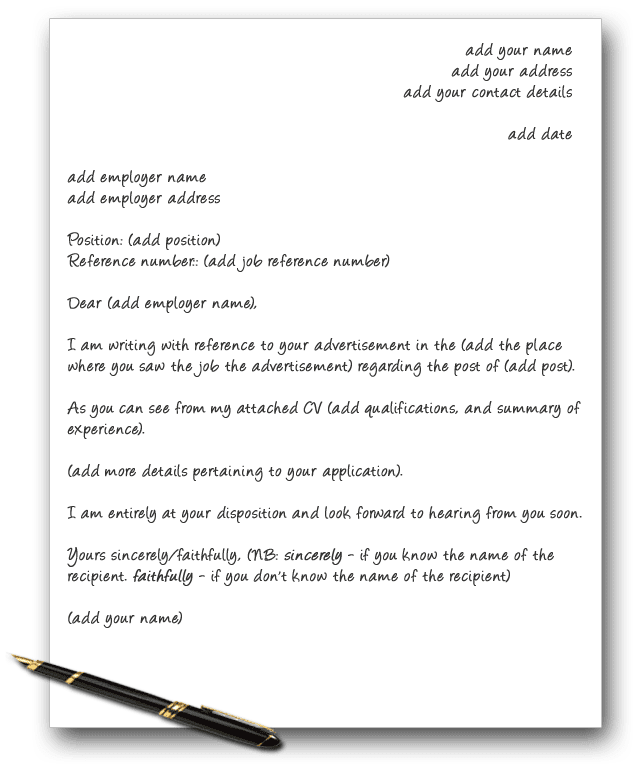 Cover letter czy covering letter